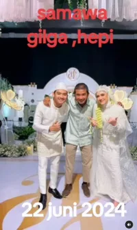 8 Potret Suvenir dan Gedung Pernikahan Happy Asmara - Gilga Sahid yang Ternyata Milik Sendiri