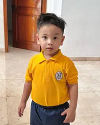 8 Potret Tingkah Kocak Gala Sky Sebelum Berangkat Sekolah, Nggemesin Banget
