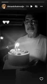 8 Potret Ulang Tahun Bambang Trihatmodjo, Khirani Beri Kejutan Tengah Malam - Mayangsari Siapkan Pesta Meriah di Rumah