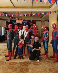 8 Potret Ulang Tahun Raphael yang ke-6 di Jakarta, Sandra Dewi Gelar Pesta Mewah Bertema Spider Man 