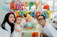 8 Potret Ulang Tahun Sanne Anak Semata Wayang Dea Ananda, Meriah Dirayakan dengan Tema Teletubbies - Wajahnya yang Kaget Jadi Sorotan