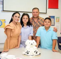 8 Potret Ultah Amora Anak Sulung Kris Dayanti & Raul Lemos, Dirayakan Bersama Teman Sekelas