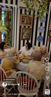 8 Potret Yuni Shara Gelar Arisan di Kediamannya, Netizen Salah Fokus Pada Rumahnya yang Aesthetic