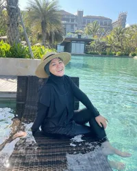 8 Potret Yunita Lestari Mantan Istri Daus Mini di Bali, Liburan Mewah Tanpa Suami dan Anak