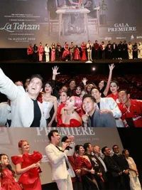 9 Potret Ariel Tatum di Premiere Film LA TAHZAN, Sampingan dengan Marshanda Sama Badassnya