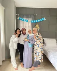 9 Potret Baby Shower Dinda Hauw, Dapat Kejutan dari Para Sahabat - Segera Sambut Anak Pertama