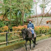 9 Potret Gaya Chacha Frederica Saat Berkuda, Ajak Ngobrol Sang Kuda Sebelum Olahraga - Pakai Celana Ketat Jadi Sorotan Netizen