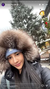 9 Potret Liburan Anya Geraldine dan Pacar Gantengnya ke Colorado, Berendam di Kolam Air Panas - Main Ski Bareng