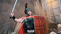 9 Potret Prewedding Vicky Prasetyo, Kalina Bikin Pangling Saat Pakai Hijab - Kompak Jadi Pasangan Gladiator