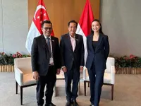 9 Potret Raline Shah Wakili Komdigi di Konferensi ATxSummit 2025 Singapura, Bangun Kepercayaan Digital Secara Global
