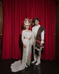 Akad Nikah Edgar Nasution Adik Raditya Dika dan Shanindya, Adat Batak Mandailing