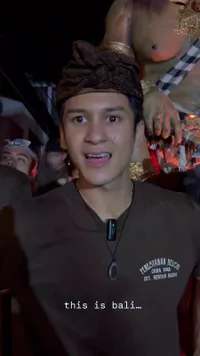 Aksi Antonio Blanco Jr Saat Arak Ogoh-Ogoh Sambut Hari Nyepi 2026