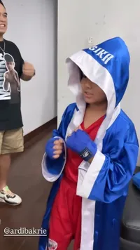 Aksi Magika Anak Nia Ramadhani Ikut Tanding Tinju Pertama Kalinya, Bersamaan Ultah ke-9