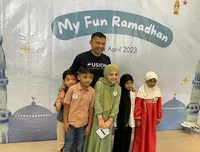 Saleh-Salihah, 10 Potret Arsy dan Arsya Hermansyah Ikut Pesantren Kilat di Bulan Ramadan - Nangis Saat Muhasabah Diri Bahas Keluarga