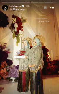 Arafah Rianti dan Halda Jadi Bridesmaid di Pernikahan Feby Putri, Cantik Pakai Baju Bodo