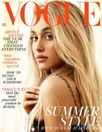 Ariana Grande Tampil Dewasa di Cover British Vogue