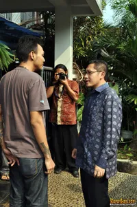 Anas Urbaningrum di Kediaman Utha Likumahuwa