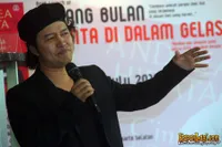 Andrea Hirata di Launching Dwilogi Terbarunya