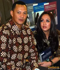 Angelina Sondakh di Peluncuran Buku