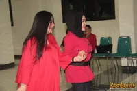 Annisa Bahar di Panti Wreda Ceger Jaktim