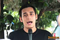 Arifin Putra di Studio RCTI Kebon Jeruk