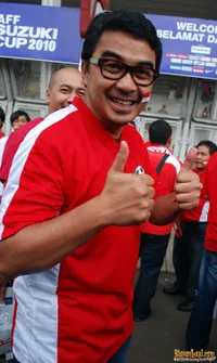 Artis Dukung Timnas di Gelora Bung Karno
