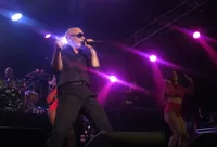 Asyiknya Pitbull Dikelilingi Wanita Di Las Vegas