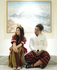 Bak Couple Bollywood, Penampilan Indah Permatasari dan Arie Kriting di Acara Diwali - Disebut Netizen Bak Pemeran Utama di Film India