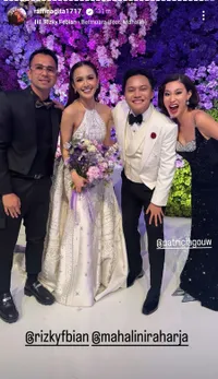 Banjir Visual! Deretan Potret Bridesmaid Mahalini di Malam Resepsi - Tak Kalah Manglingi dari Pengantin