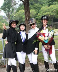 Begini Pesona Raya Kohandi, Zaskia Sungkar, dan Shireen Sungkar Saat Tanding Berkuda di TOSI - Melody Eks JKT48 Raih Juara 2