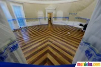 Begini Proses Renovasi Gedung Putih Senilai 45 Miliar