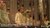 Bersanding di Pelaminan, Hamish Daud Gandeng Lekat Tangan Raisa