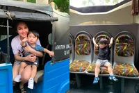 Bikin Gemes, Beginilah Momen 6 Anak Seleb Yang Lucu Saat Naik Transportasi Umum