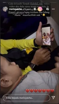 Bikin Mewek, Intip 10 Potret Gala Terdiam Saat Lihat Video Ibunya Dulu Sampai Dicium Terus Pasca Vanessa Angel Lebih dari 40 Hari Meninggal Dunia