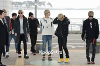 Boyband BAP di Bandara Incheon Menuju Malaysia