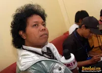 Budi Anduk di Studio Cawang ANTV