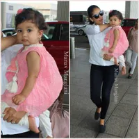 Candid Bollywood of The Week, Aaradhya Kusam - Aamir Bareng Gauri