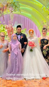 Cantiknya Starla di Pernikahan Virgoun dan Lindi, Bahagia Untuk Sang Ayah