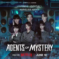 Cast 'AGENTS OF MYSTERY' Jalani Pemotretan Bareng, Visual Hyeri - Karina aespa Jadi Sorotan