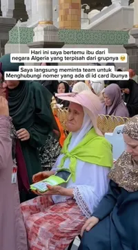 Cerita Celine Evangelista Bertemu Ibu Asal Algeria yang Terpisah dari Rombongannya saat Umrah, Terlihat Panik