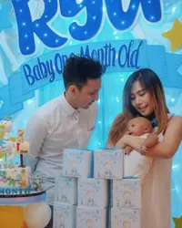 Cherly Juno Rayakan 1 Bulan Umur Anak, Dihadiri ex Cherrybelle