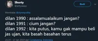 Cuitan Perbandingan 'DILAN 1990' & 'DILAN 1991' Ini Bikin Ketawa!