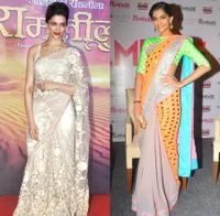 Cantiknya Deepika Padukone Dalam Balutan Sari