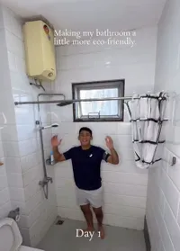 Daffa Wardhana Jadi 'Tukang',  Ariel Tatum Temani Renovasi Kamar Mandi