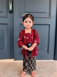 Dek Cunda Anak Denny Caknan & Bella Bonita Berkebaya di Hari Kartini, Gemas Banget!