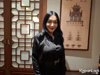 Denada Bahagia Bisa Saksikan Pernikahan Ressa Rizky Rossano Meski Lewat Video Call