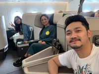 Deretan Foto Dewi Perssik Liburan ke Korea, Seru-Seruan Sama Keponakan dan Suami