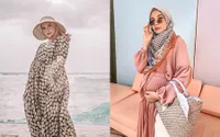 Deretan Potret Gaya Bumil Cantik Zaskia Sungkar, Selalu Terlihat Memakai Dress Panjang di Masa Kehamilan