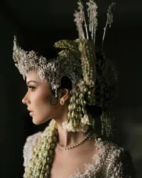 Detail Penampilan Alyssa Daguise Kala Akad Nikah, Spill Undangan yang Beda Desain dari Ngunduh Mantu