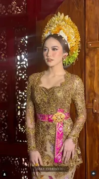 Detail Penampilan Cantik Mahalini di Prosesi Adat Mepamit Jelang Pernikahan dengan Rizky Febian